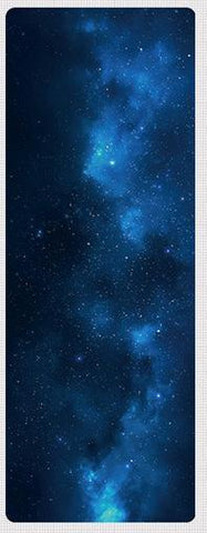 Starry Night Suede Yoga Mat Non Slip Pilates Gym Fitness Home Exercise