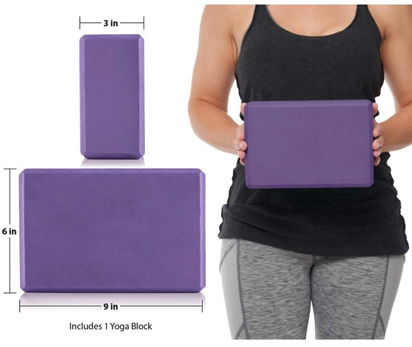 Yoga Block Eva Fitness Foam Brick Exercise Gym Sports Pilates Stretching Yoga Props