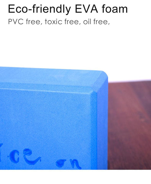 2 / Pcs Eva Yoga Block With Pilates Flexibility Stretching Strap Fitness Yoga Props