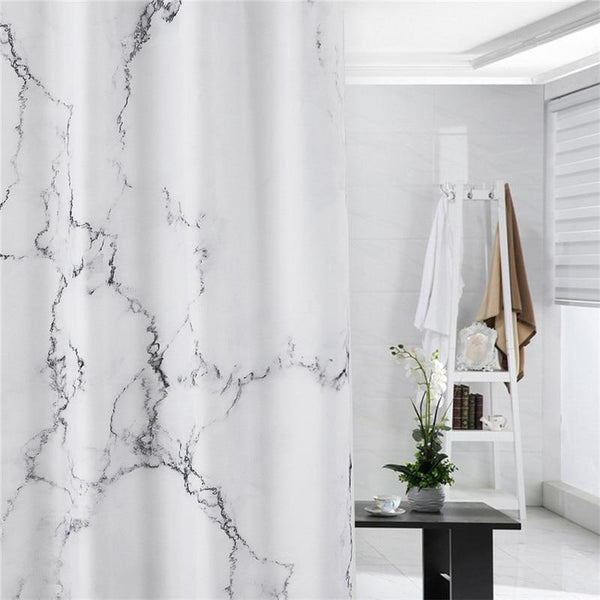 Shower Curtains White Marble Shower Curtain