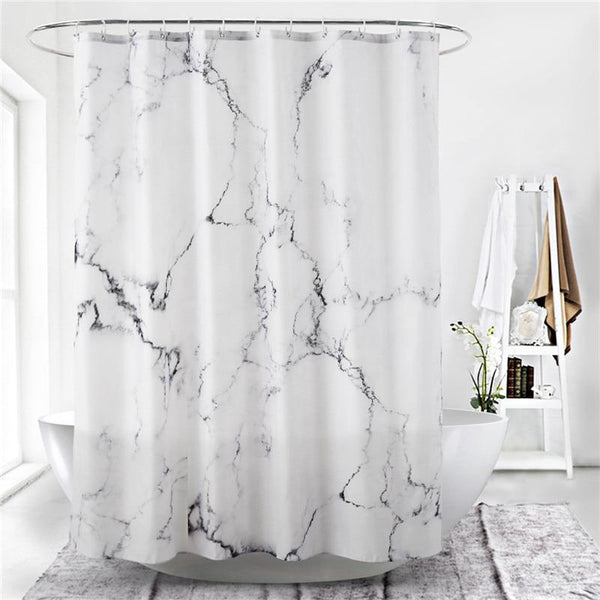 Shower Curtains White Marble Shower Curtain