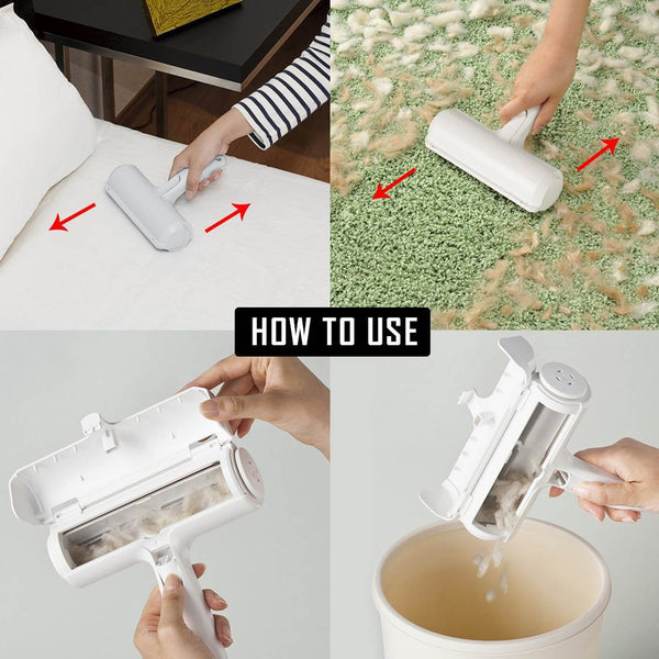Pet Hair Remover Lint Roller Dog Cat Puppy Cleaning Brush Lint Removers