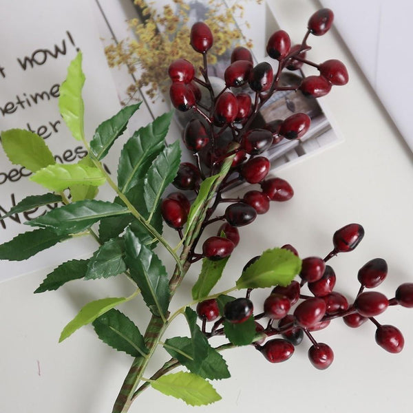 Olive Branch Stem Floral Décor