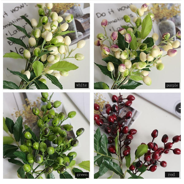 Olive Branch Stem Floral Décor