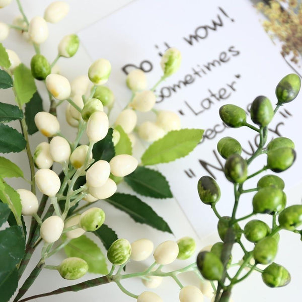 Olive Branch Stem Floral Décor