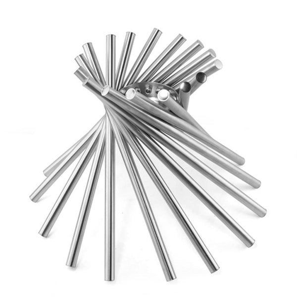 Stainless Steel Folding Fruit Basket Modern Unique Bowl Decor Racks & Holders