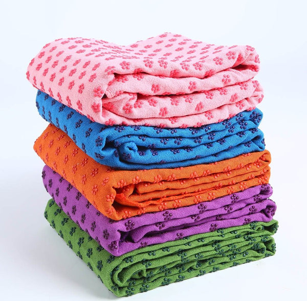 Soft Yoga Mat Non Slip Towel Pvc Floral Printed Fitness Equipment Gym Mats & Non Slip Towels