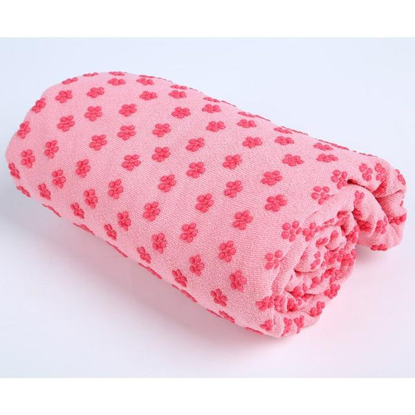 Soft Yoga Mat Non Slip Towel Pvc Floral Printed Fitness Equipment Gym Mats & Non Slip Towels