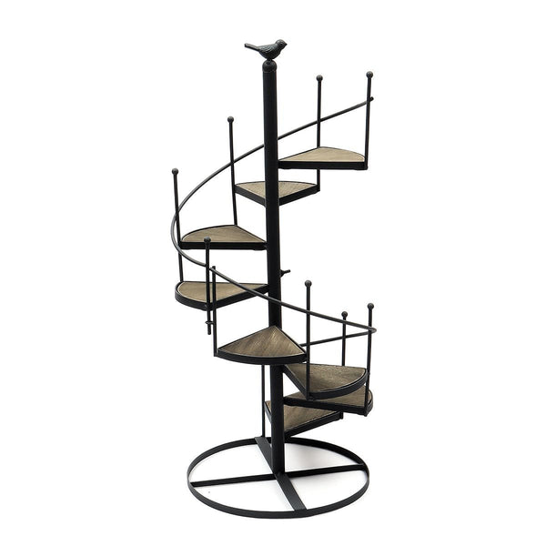 Modern Decorative Spiral Stair Shape Iron Plant Rack Stand Plant Stands
