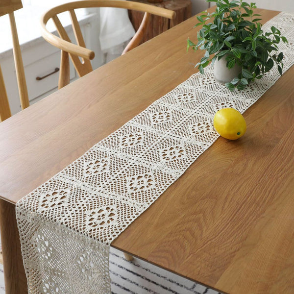 Lace Crochet Table Runner Home Decor