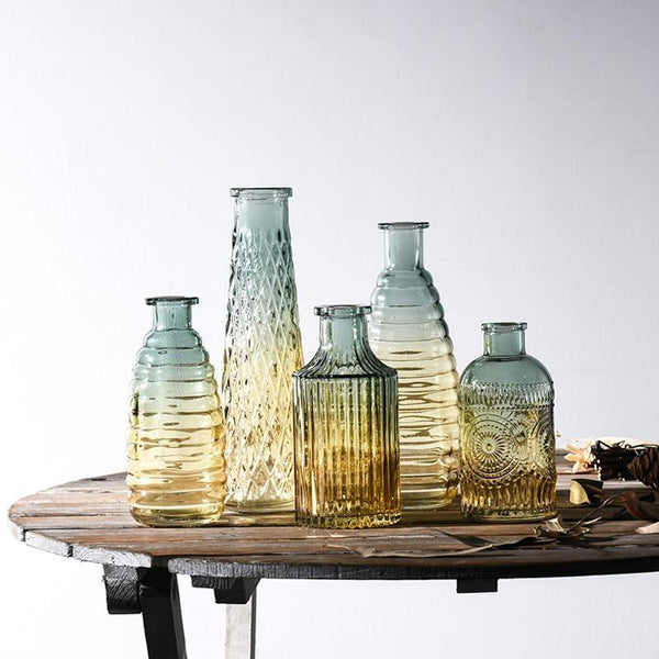 Seaside Glass Vases Coastal Home Decor
