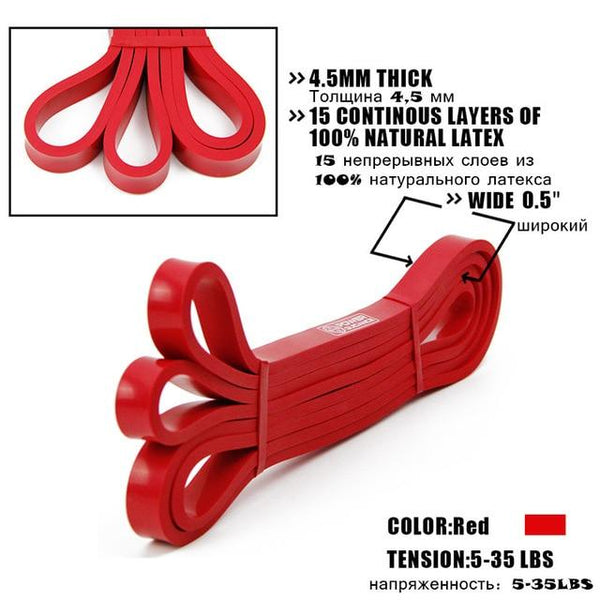 3 / Set Strong Latex Resistance Band Pull Up Loops Strength Training Fitness Workout Resistance Trainers