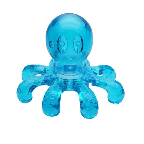 Pink Or Blue Handheld Back Head Octopus Massager Massagers