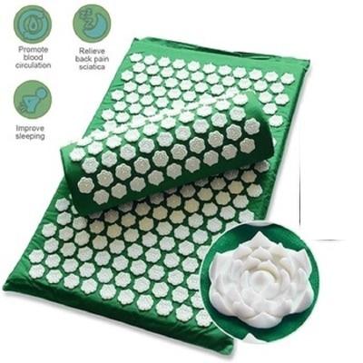 Lotus Acupressure Mat Cushion Pillow Yoga Stress Relief Relaxation F01 Massagers
