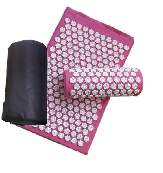 Lotus Acupressure Mat Cushion Pillow Yoga Stress Relief Relaxation F01 Massagers