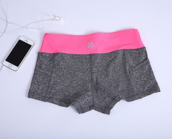 Pocket Yoga Shorts Women Gym Wear Spandex Pants Fitness Exercise Men's Shorts