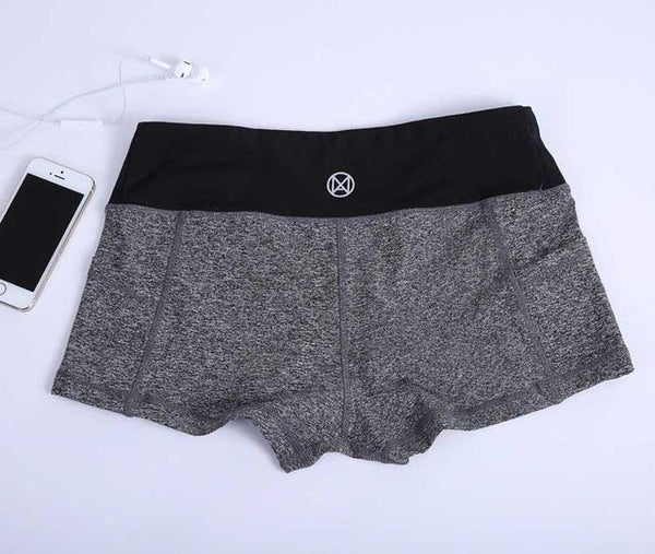 Pocket Yoga Shorts Women Gym Wear Spandex Pants Fitness Exercise Men's Shorts