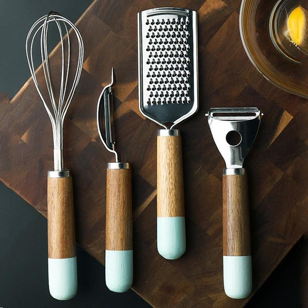 Aqua Dipped Kitchen Utensils Handle Cooking Baking Tools Cooking Utensils