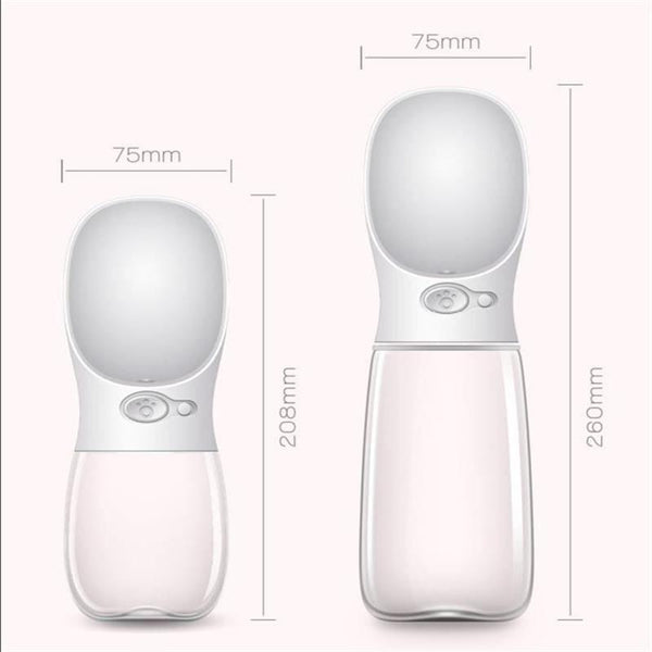 Pet Water Bottle | Travel Dog Drink Bowl In Three Colours Dishes Feeders & Fountains