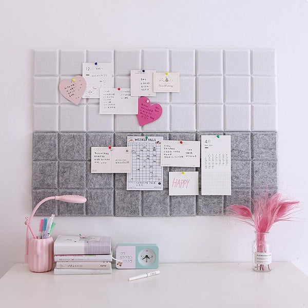 2Pcs Felt Letter Board Work From Office Decor Message Organiser Message Boards