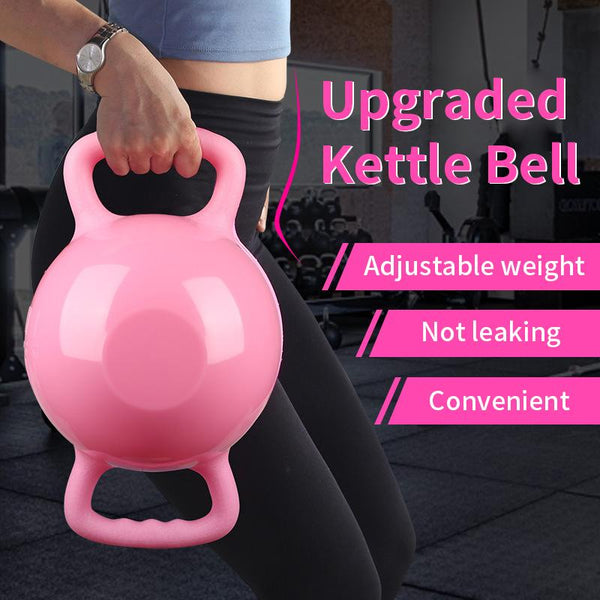 Portable Water Filled Adjustable Kettlebell Pvc Fitness Equipment Dumbbell