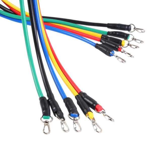 11 Pcs Pull Rope Latex Resistance Bands Body Fitness Equipment Exercise Gym Resistance Trainers