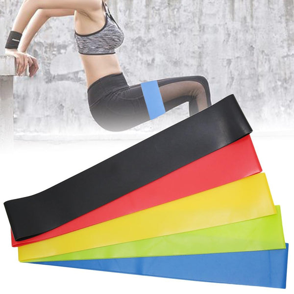 Set Of 5 Sizes Resistance Exercise Mini Bands Gym Strength Workout Fitness Booty