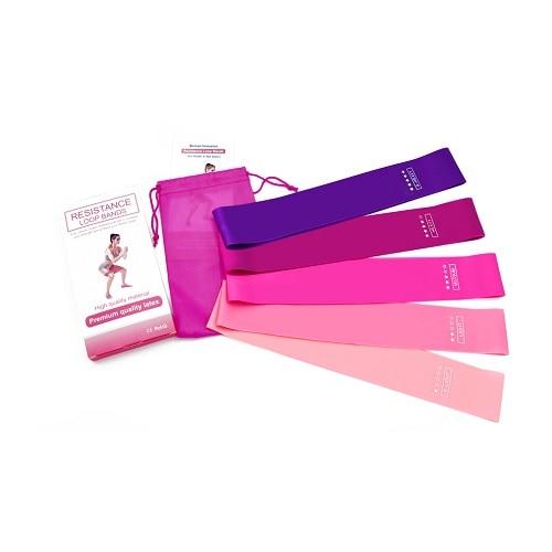5Pcs Gradient Resistance Bands Home Fitness Exercise Workout Equipment Resistance Trainers