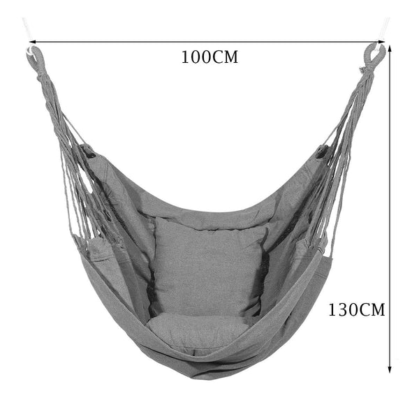 Swinging Hammock Chair Outdoor Indoor Hanging Seat Furniture Swing Seats