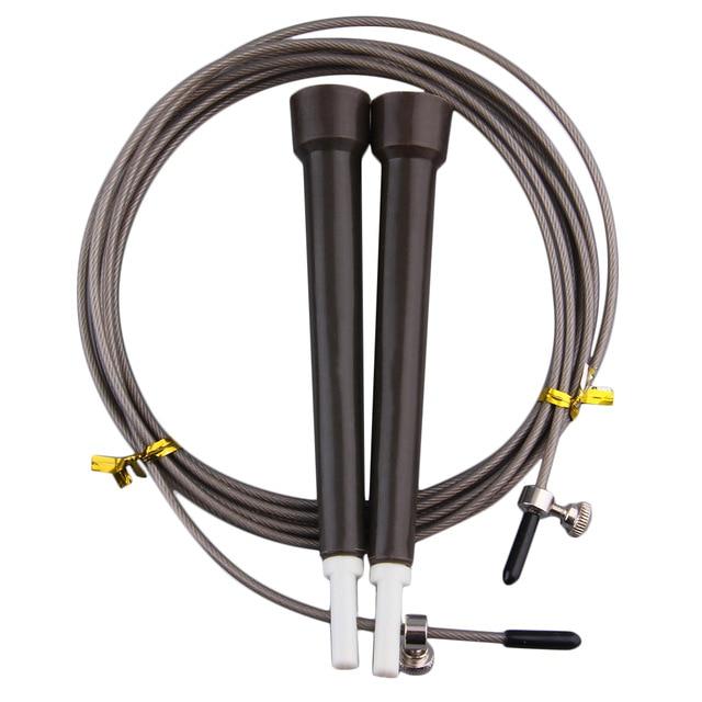 3 Metre Steel Skipping Ropes Jump Cardio Exercise Fitness Gym Crossfit Skip Jump Ropes