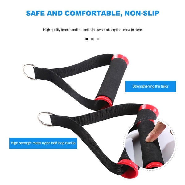 Latex Resistance Bands Set With Sleeves 11 Piece Gym Fitness Kit Resistance Trainers