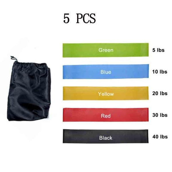 Workout Resistance Bands Loop Set Crossfit Fitness Yoga Booty Leg Exercise F01