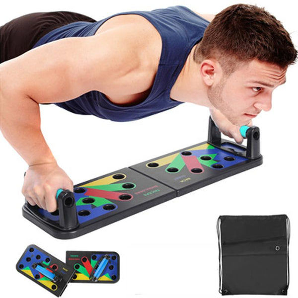 Foldable Push Up Board Fitness Workout Train Gym Exercise Pushup Stands Push Up Stands
