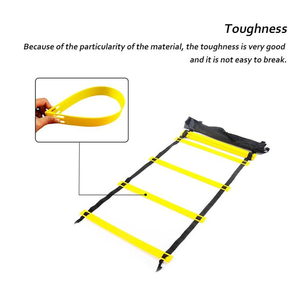Agility Speed Jump Ladder Soccer Outdoor Training Home Fitness Exercise Workout