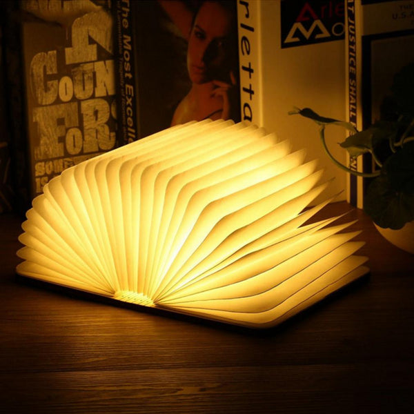 Usb Rechargeable Led Foldable Book Lamp Night Light Desk Night Lights