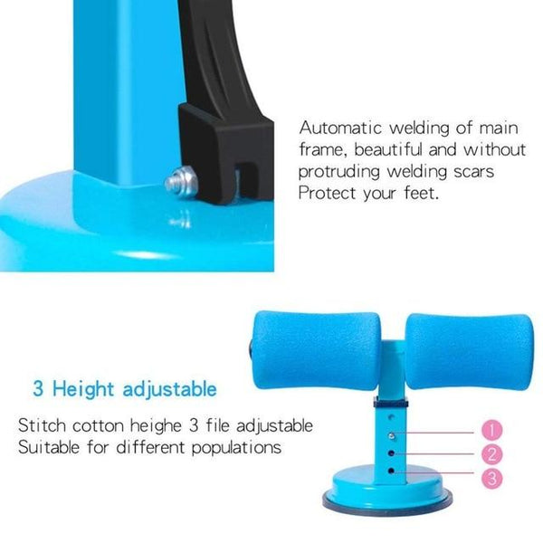 Suction Sit Up Bar Exercise Fitness Muscle Training Aids Trainer Home Gym