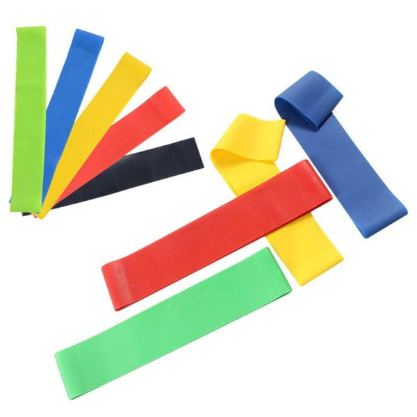 5 Sizes Set Latex Resistance Loops Exercise Booty Bands Gym Fitness Strength Training Resistance Trainers