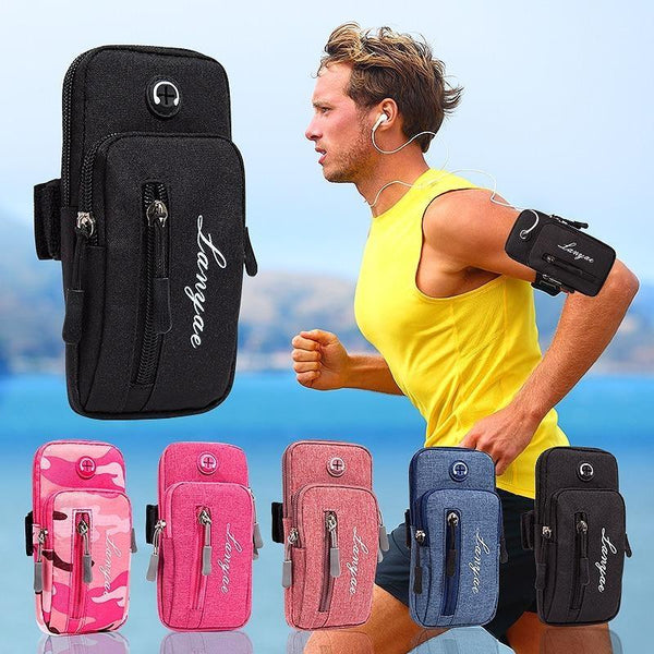 Jogging Arm Band Mobile Holder Sports Running Exercise Phone Case Cover Armbands