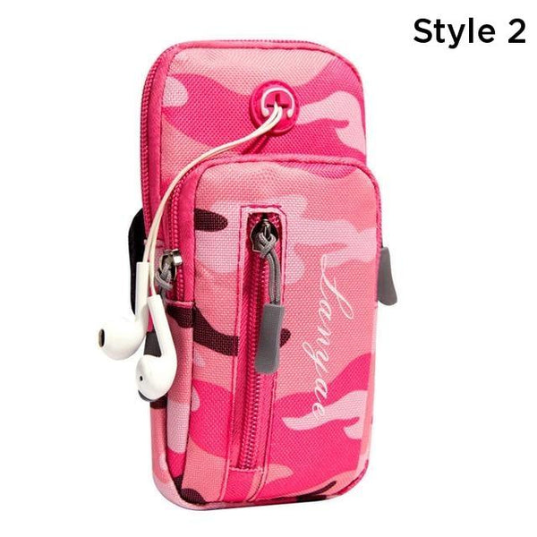 Jogging Arm Band Mobile Holder Sports Running Exercise Phone Case Cover Armbands