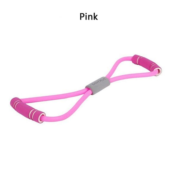 Yoga Gym Fitness Resistance Rubber Tubing Chest Expander Pull Rope Resistance Trainers