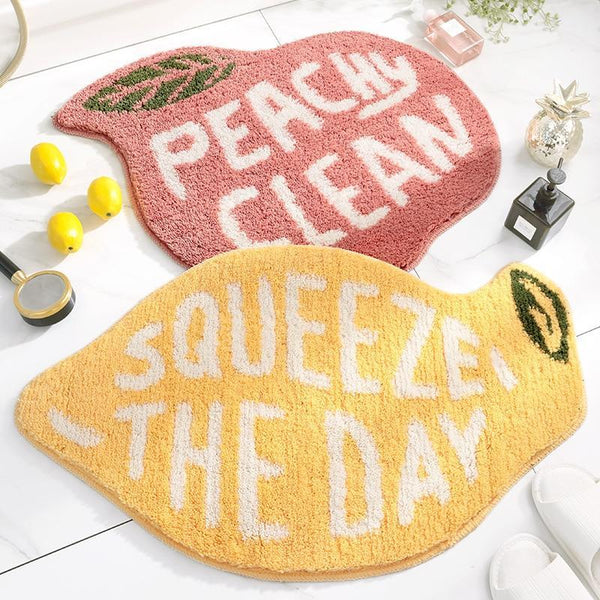 Fruit Puns Bath Mat Bath Mats Rugs & Toilet Covers
