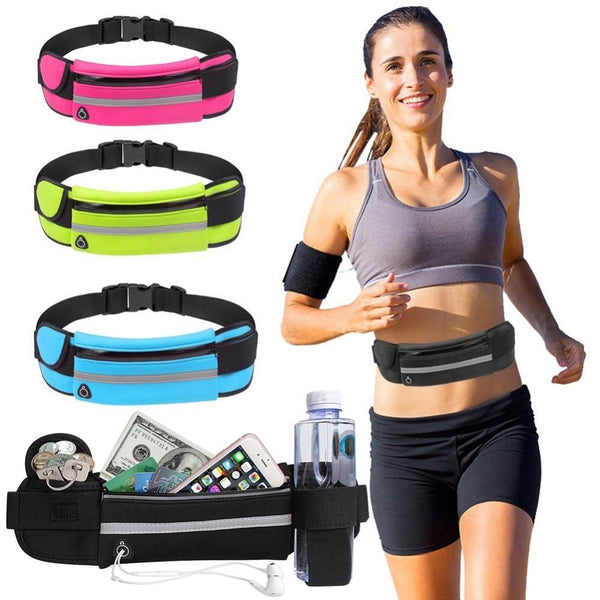 Running Bum Bag Fanny Pack Travel Waist Bags Money Zip Belt Pouch Sports Wallet Waist Packs & Bags