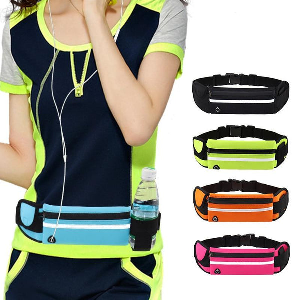 Running Bum Bag Fanny Pack Travel Waist Bags Money Zip Belt Pouch Sports Wallet Waist Packs & Bags