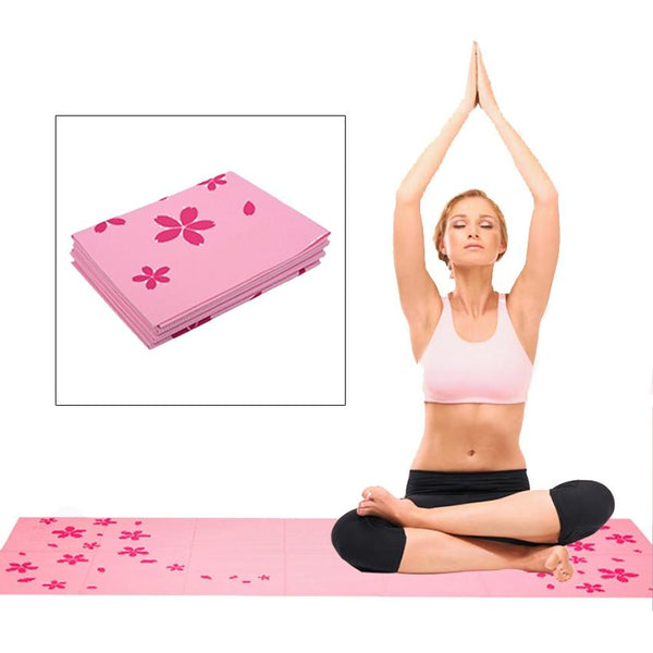11 Styles Foldable Yoga Mat Non Slip Home Gym Exercise Fitness Workout