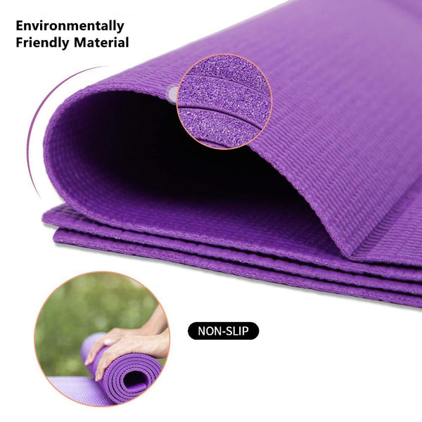 11 Styles Foldable Yoga Mat Non Slip Home Gym Exercise Fitness Workout