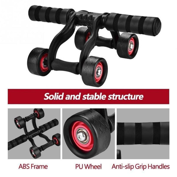 Ab Roller Abdominal Muscle Workout Wheels Gym Equipment Abdominal Machines