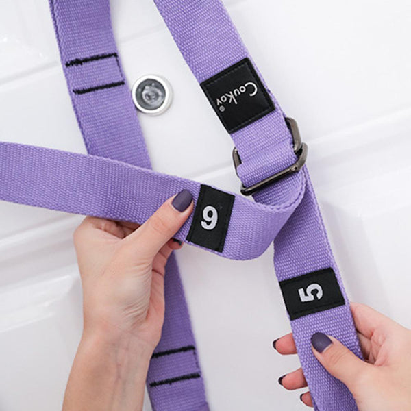 Yoga Doorway Leg Stretcher Gymnastics Loop Resistance Bands Exercise Fitness Yoga Straps