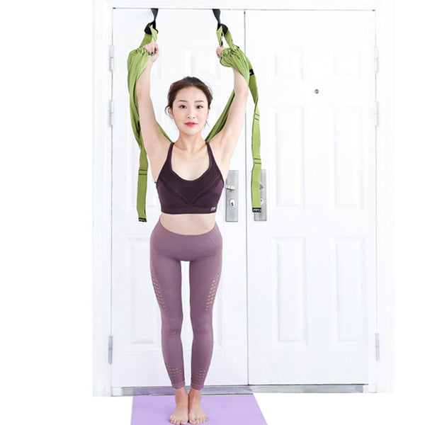Yoga Doorway Leg Stretcher Gymnastics Loop Resistance Bands Exercise Fitness Yoga Straps