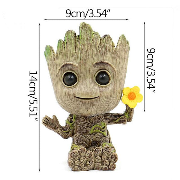 Little Groot Mini Flowerpot Plant Holder Desktop Decoration Baskets Pots Window Boxes