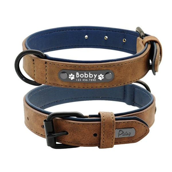 Suede Custom Dog Collar Leash Set Leads & Head Collars